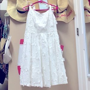Anthropologie White Dress